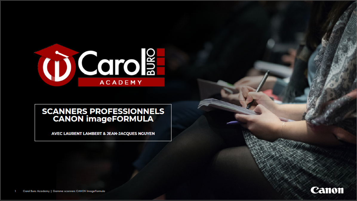 La gamme imageFORMULA de Canon